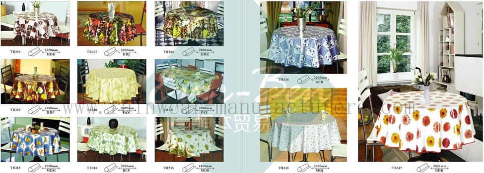 36-37 China Large PVC Tablecloth Supplier